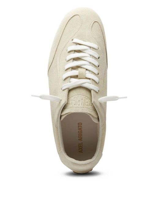 Axel Arigato White Daze Runner Suede Lace-Up Low-Top Sneakers
