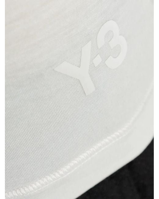 Y-3 White W Dd Ftd Tee