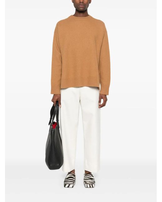Jil Sander Brown Wool Sweater for men