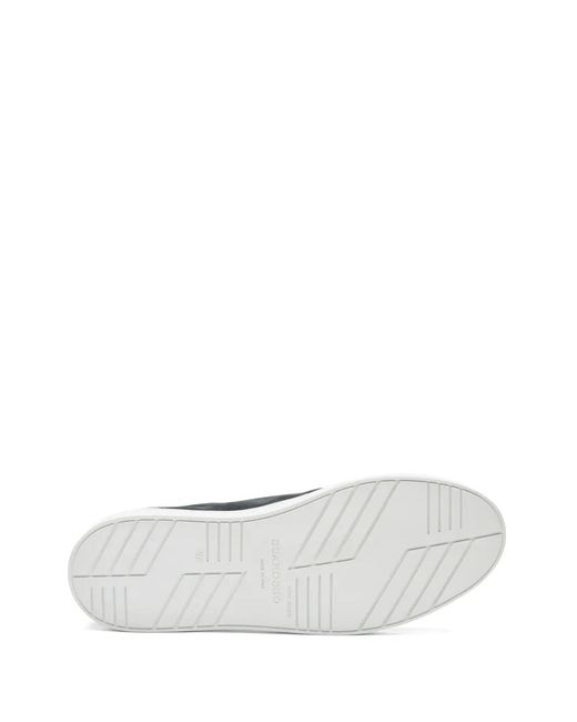 Scarosso Blue Chad Leather Sneakers for men