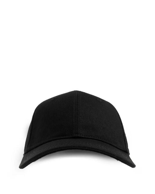 DIESEL Black C-Zav Logo-Plaque Cap for men