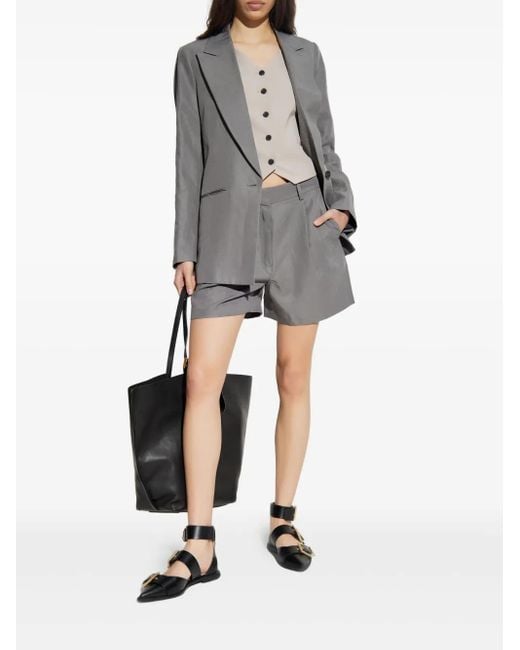 AllSaints Gray Averie Tailored Blazer