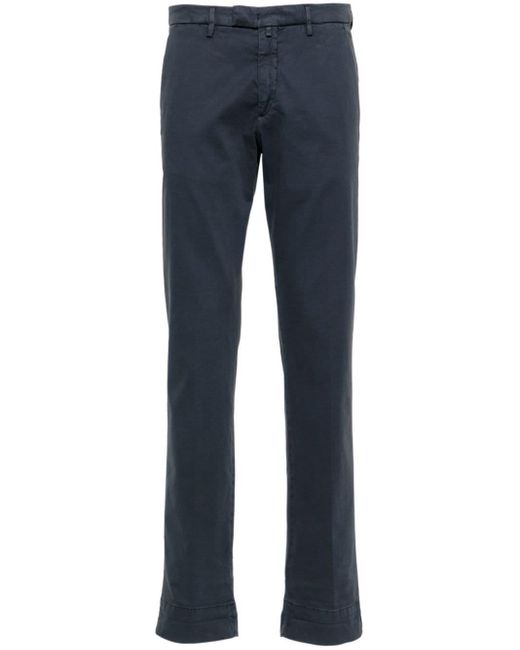 Briglia 1949 Blue Slim-cut Chino Trousers for men