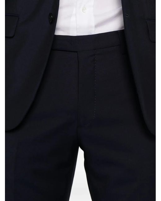 Boglioli Blue Notch-Lapel Single-Breasted Suit for men