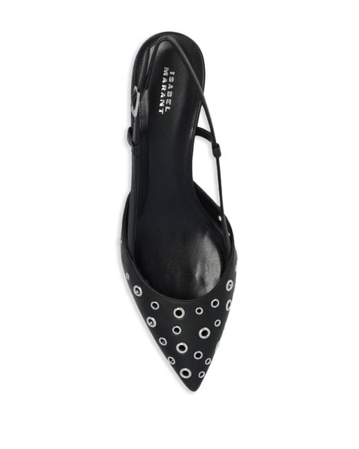 Zapatos Pilia con tacón de 50 mm Isabel Marant de color Black