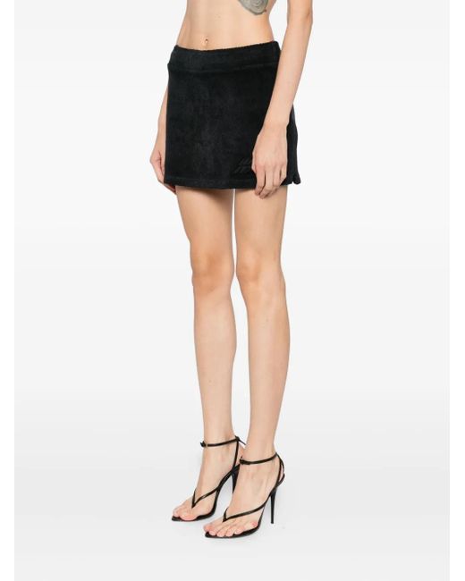 Alexander Wang Black Logo Mini Skort