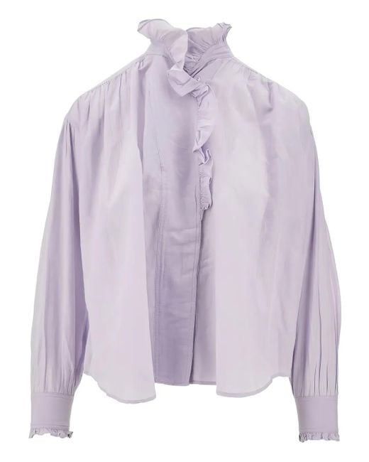 Camicia Pamias di Isabel Marant in Purple