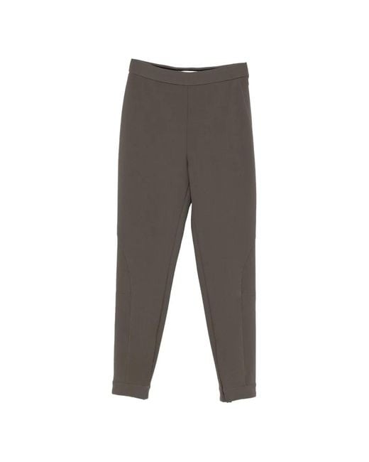 Victoria Beckham Gray Slim Trousers