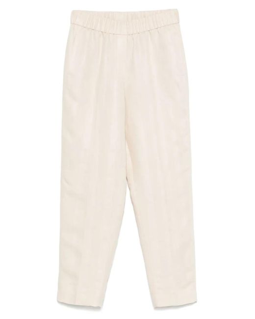 Peserico ツイル パンツ White