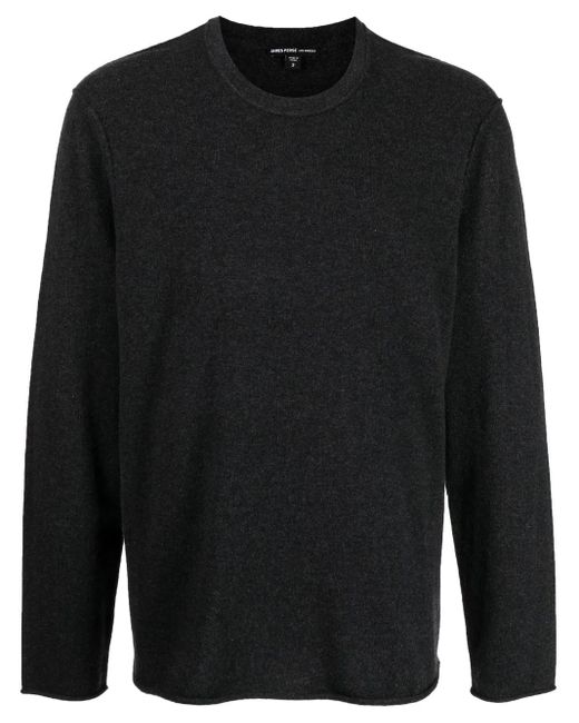 James Perse Black Grateful Dead Intarsia Knit Cashmere Jumper for men