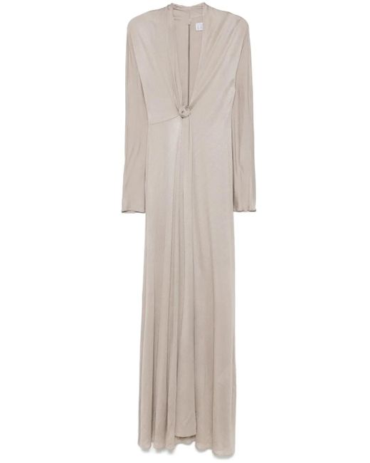 GIUSEPPE DI MORABITO Natural Maxi Dress