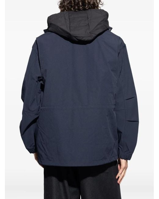 Moose Knuckles Blue Pocket Hooded Jacket for men