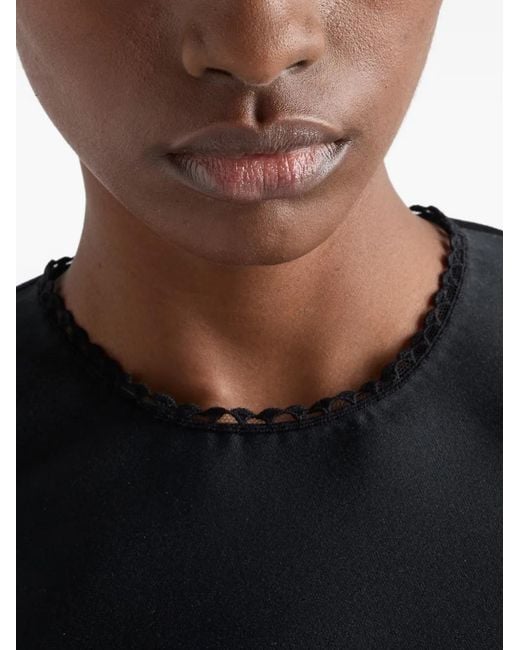Prada Black Scuba Mini-Dress