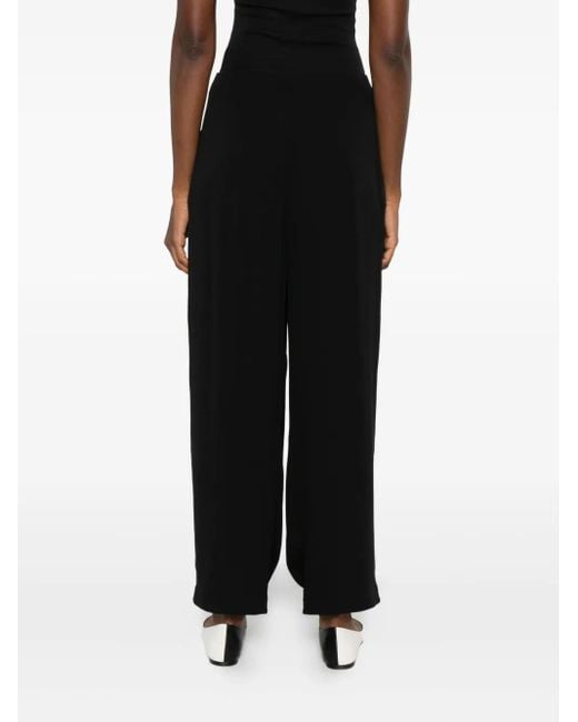 Giorgio Armani Geplooide Broek Met Rits in het Black