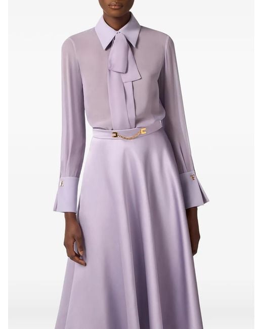 Elisabetta Franchi Purple Blouse