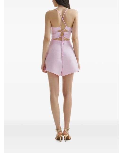 Mia Peculiar Pink Haut À Boutons Décoratifs