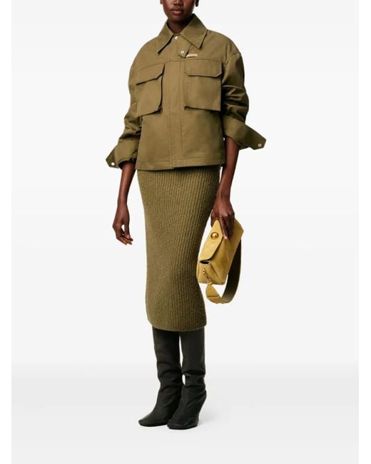 AMI Green Cotton Worker Jacket