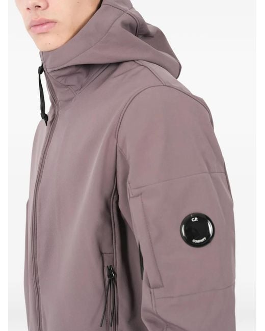 C P Company Purple Hooded Jacket for men