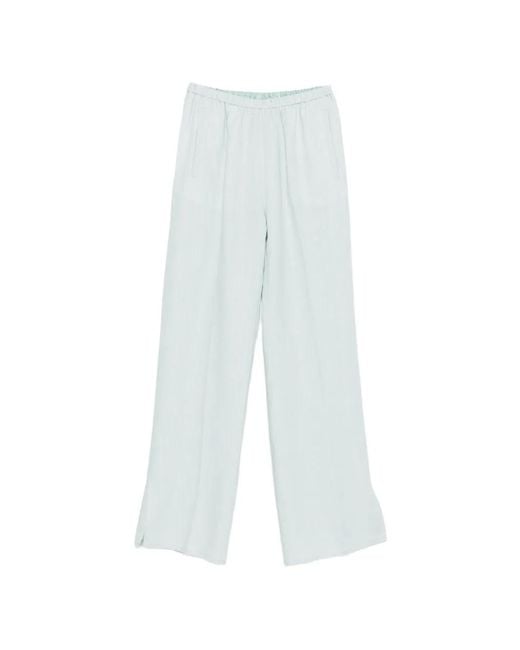Forte_forte White Pantalon À Taille Élastiquée