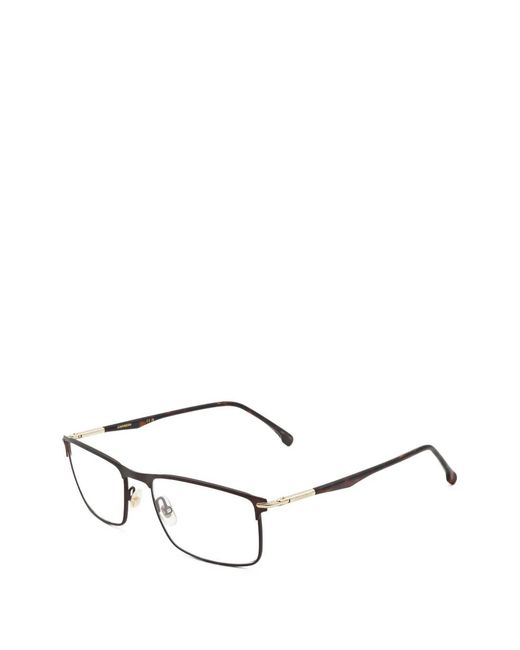Rectangle-Frame Glasses Carrera pour homme en coloris White