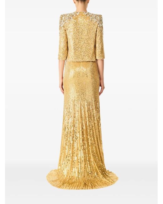 Jenny Packham Metallic Gaia Jacket