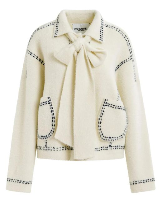 Essentiel Antwerp Natural Hoops Cardigan
