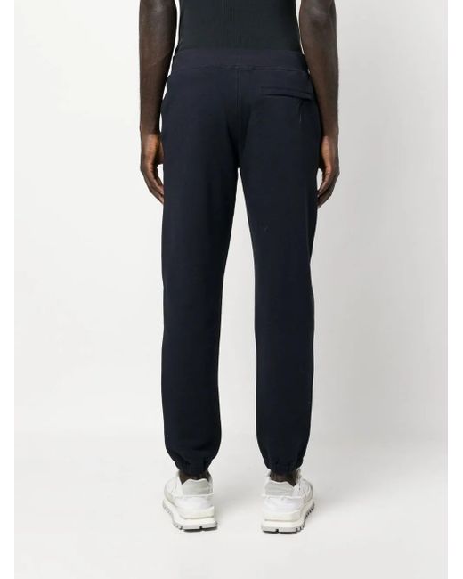 Pantalones de chándal con logo bordado C P Company de hombre de color Blue