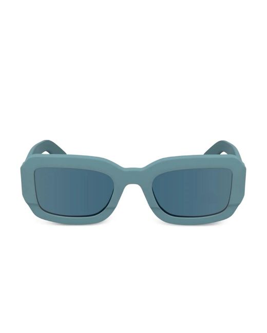 Calvin Klein Blue Square-Frame Sunglasses