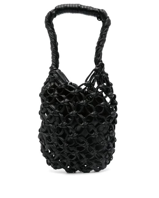 Comme des Garçons Black Häkelhandtasche