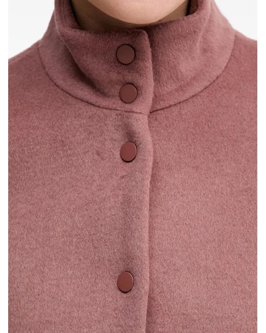 INTROPIA Red Federica High-Neck Jacket