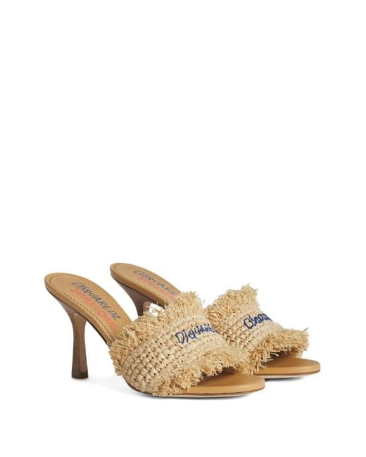 DSquared² Natural Summer Lovers Sandals