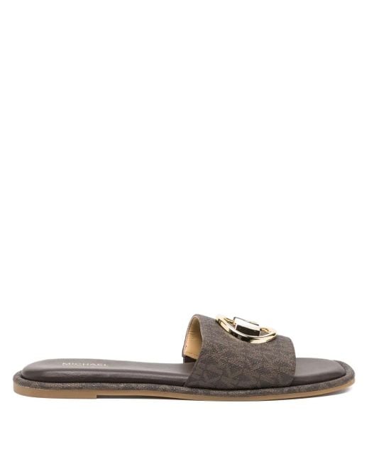 Michael Kors Brown Hayworth Sandals