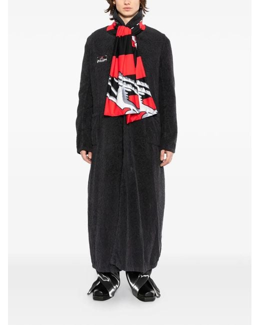 PROTOTYPES Black Bathrobe Bomber for men