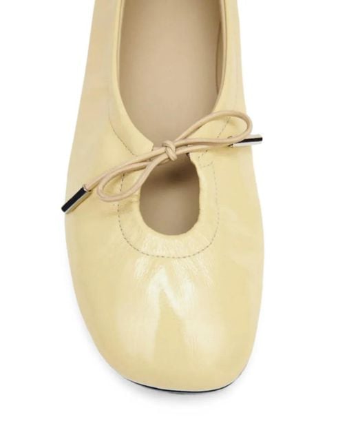 Alohas Natural Rosalind Bow-Detail Ballet Flats