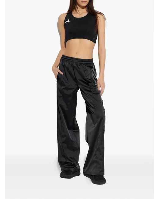 Adidas Black Dotted Track Pants