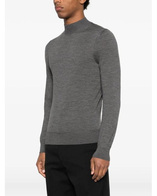 Tom Ford Gray Mélange-Effect Top for men
