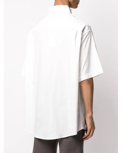 424 White Logo Cotton Shirt for men