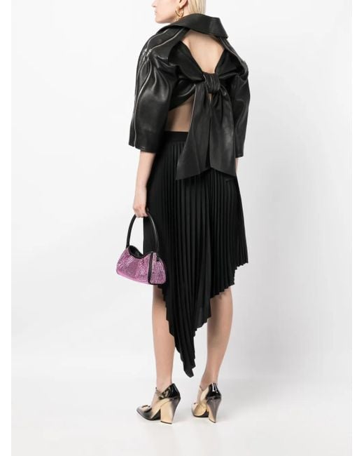 Undercover Black Cut-Out Biker Jacket
