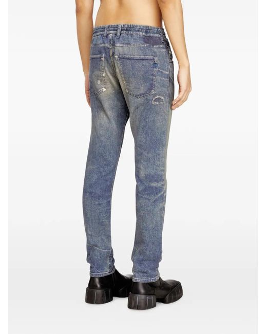 DIESEL Blue Regular Regular Waist 2032 D-Krooley Joggjeans for men