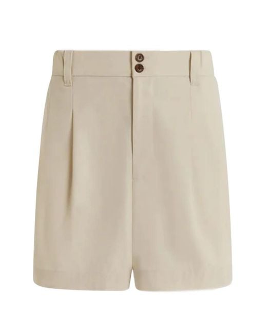 Varley Natural Tansy Pleated Shorts