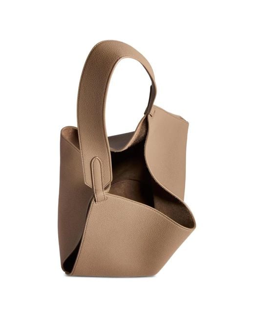 Khaite Brown Small Lotus Tote