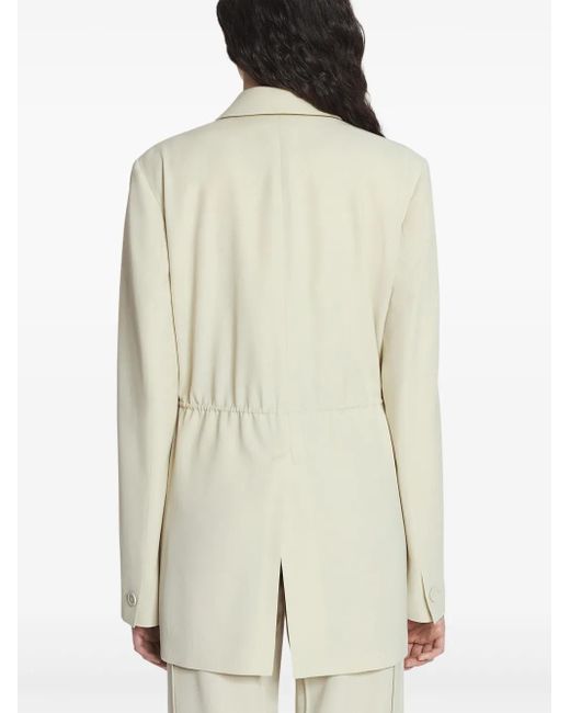 Blazer Con Botón Lanvin de color White