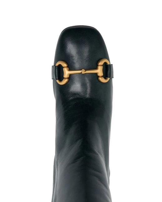 Madison Maison Blue Stiefel Mit Horsebit-Detail 60Mm