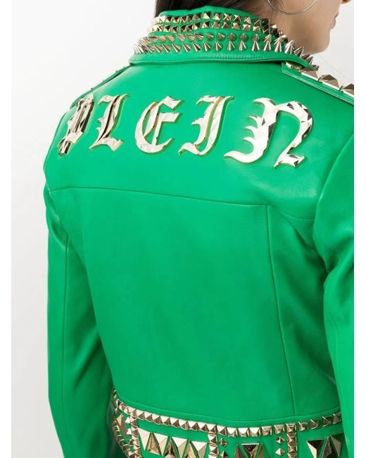 Philipp Plein Green Jacke & Anorak