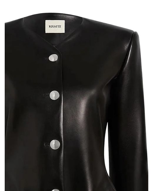 Khaite Black Naran Button Jacket