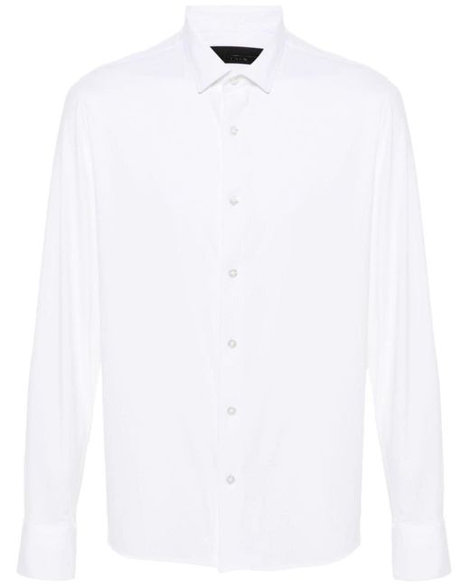 Rrd Jacquard-Hemd mit Monogrammmuster in White für Herren