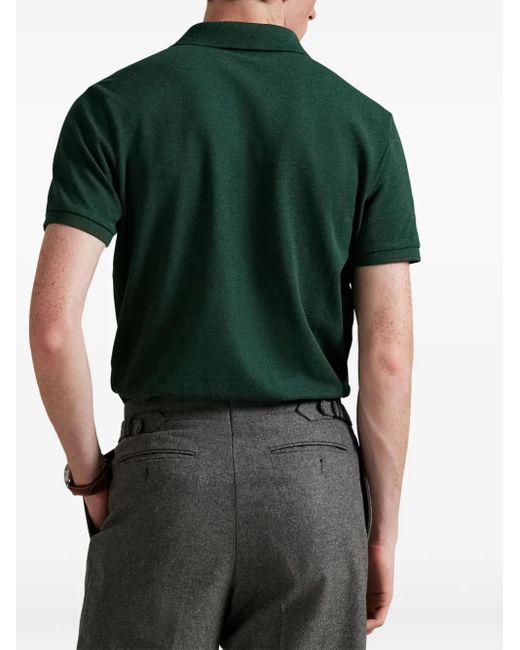 Polo Ralph Lauren Green Logo-Embroidered Polo Shirt for men