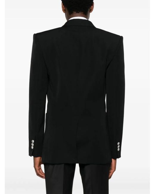 Balmain Doppelreihiges Sakko in Black für Herren