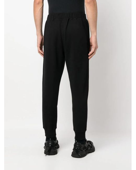 DSquared² Black Icon Logo-Print Track Pants