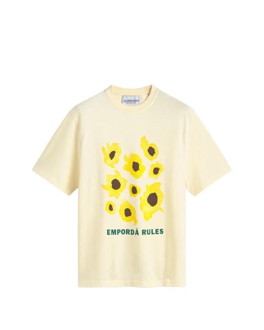 LES HÉRITIERS Yellow X Mas Sorrer Girasols Floral-Print T-Shirt